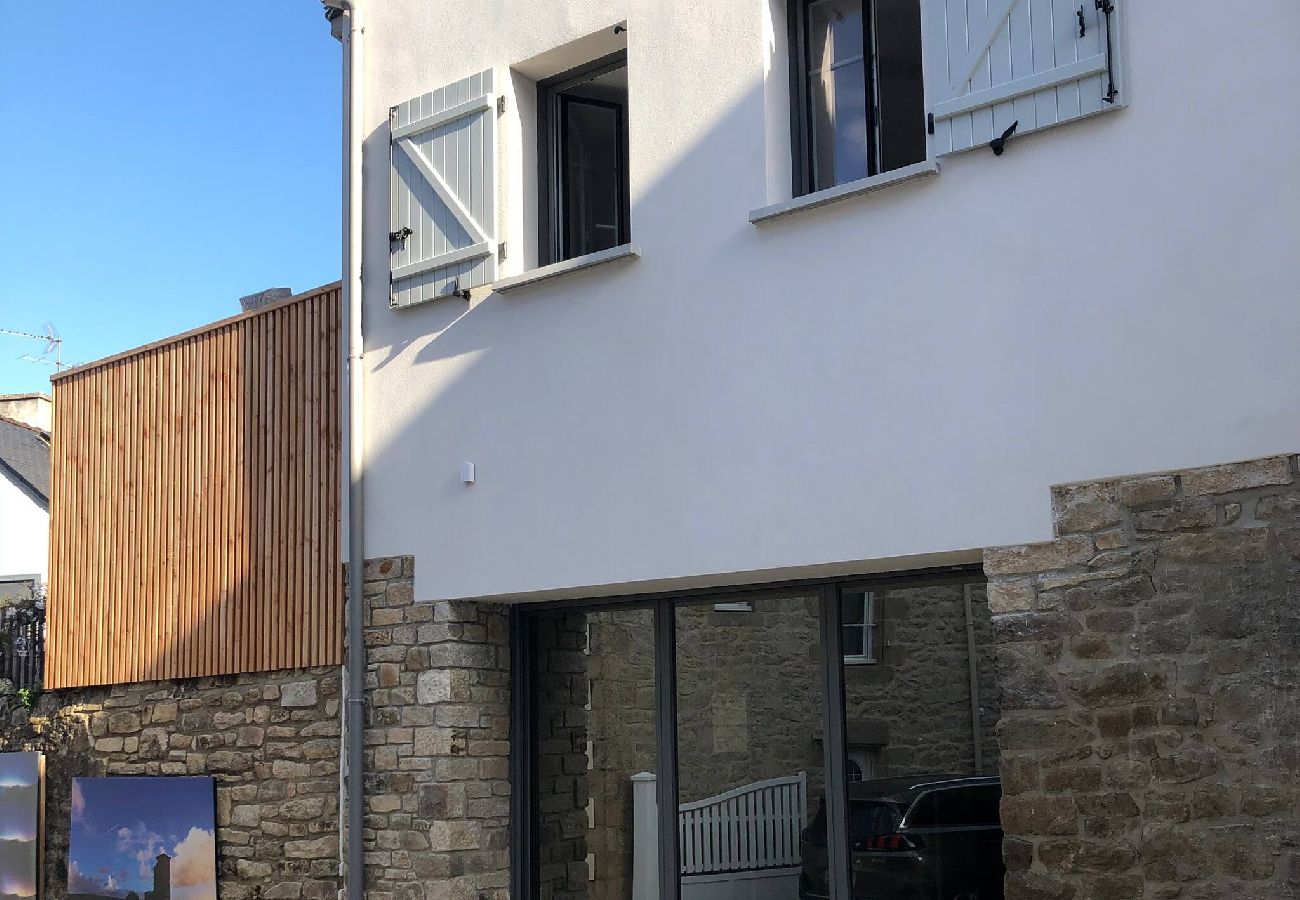 Maison à Locmariaquer - Ker Lina, terrasse avec vue mer 
