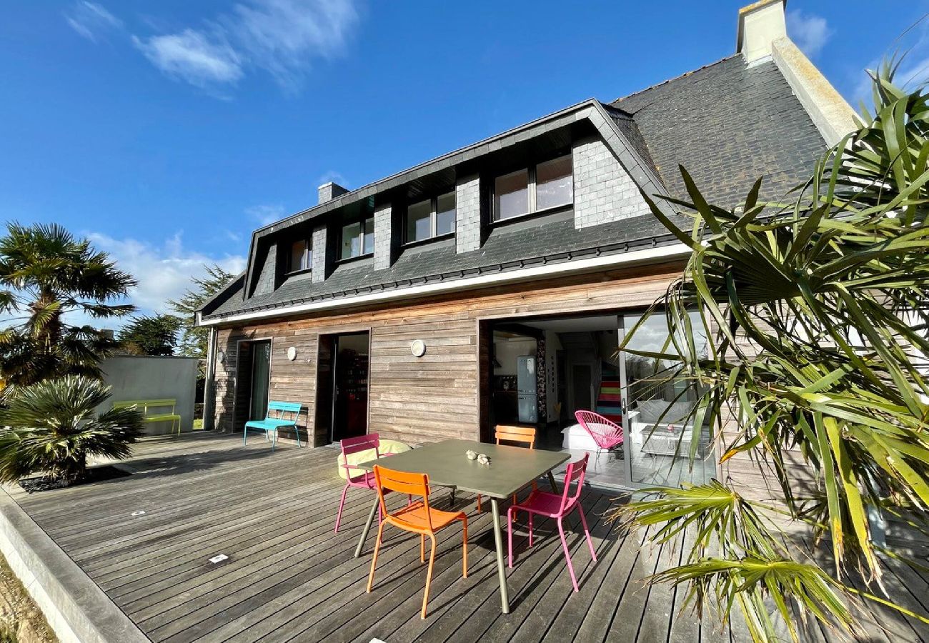 Maison à Locmariaquer - Kerblec, maison avec piscine 