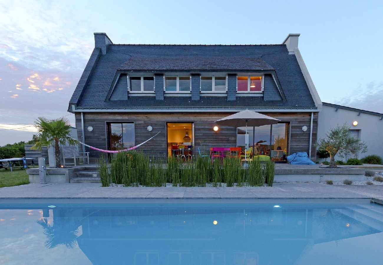 Maison à Locmariaquer - Kerblec, maison avec piscine 