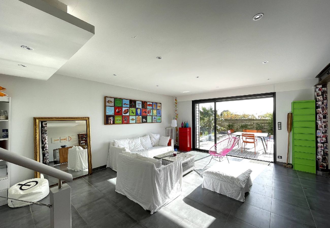 Maison à Locmariaquer - Kerblec, maison avec piscine 