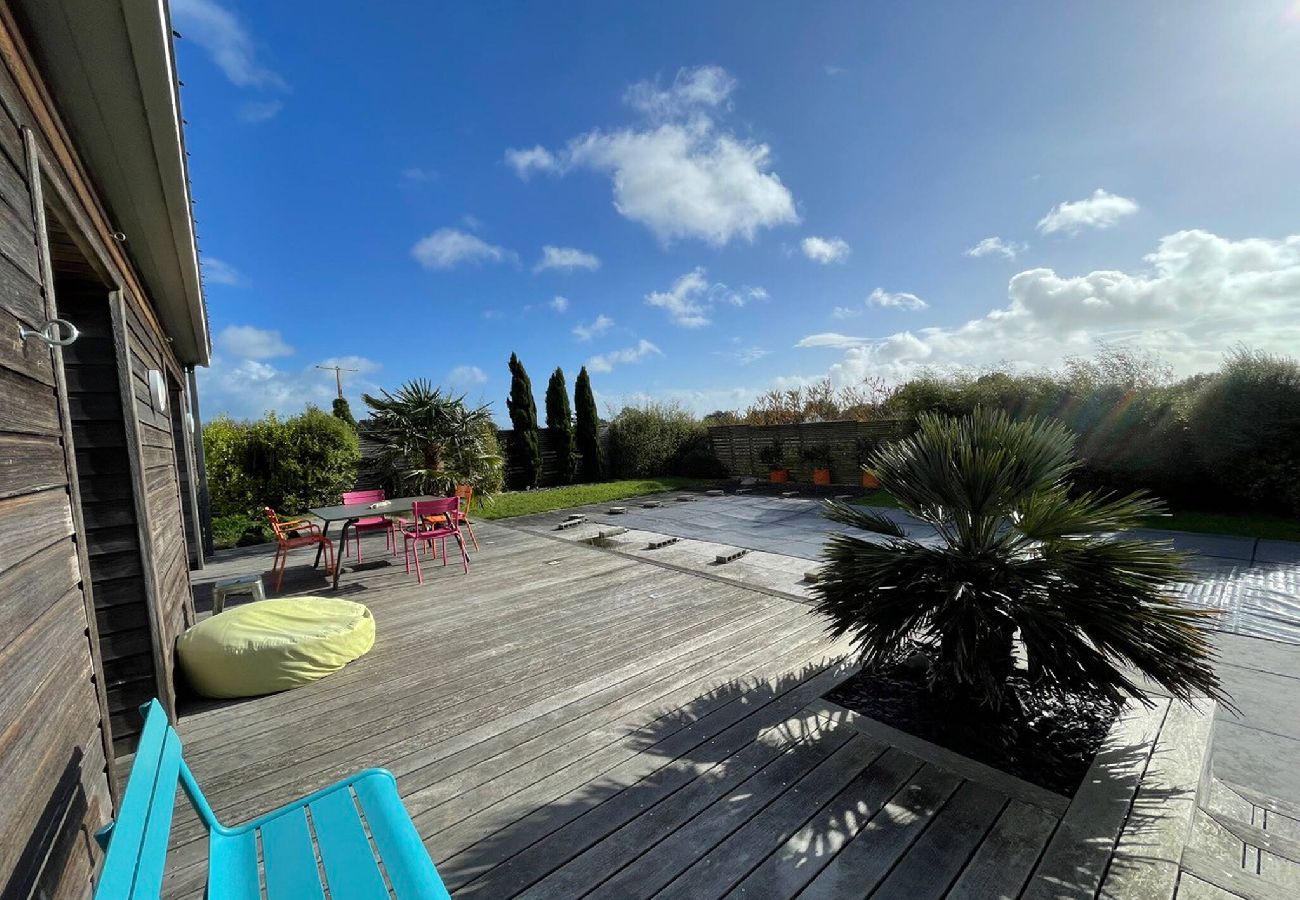 Maison à Locmariaquer - Kerblec, maison avec piscine 