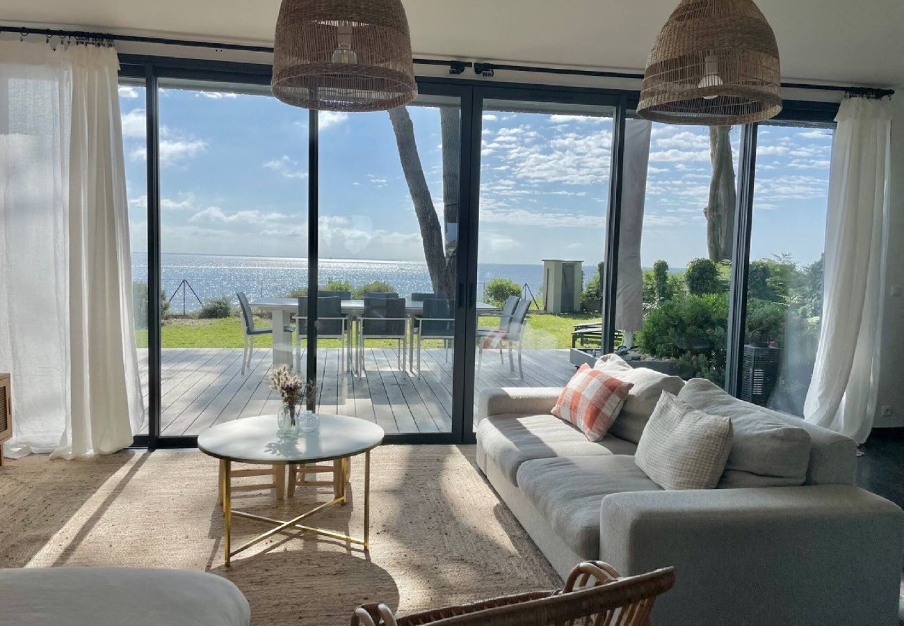 Villa à Saint-Pierre-Quiberon - Kerhostin, villa vue mer 12 pers 